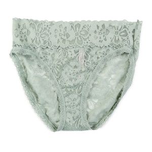 NEW VICTORIA'S SECRET green Brief Slip panties size S